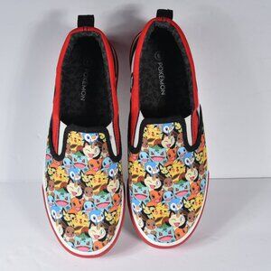 Pokemon Slip On Shoes Big Kids 6 / Women's 8